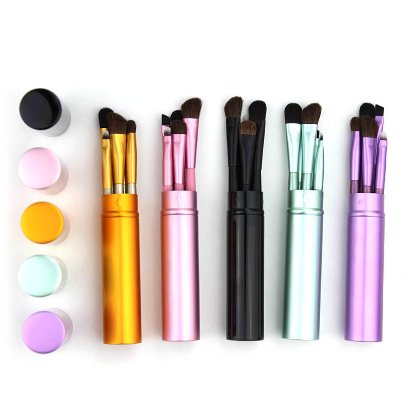 Small Set Of 5 Eye Brushes Makeup Pen Beauty Tool