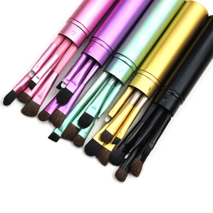 Small Set Of 5 Eye Brushes Makeup Pen Beauty Tool